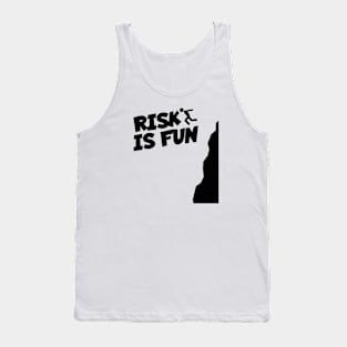 Cliff jumping risk is fun Tank Top